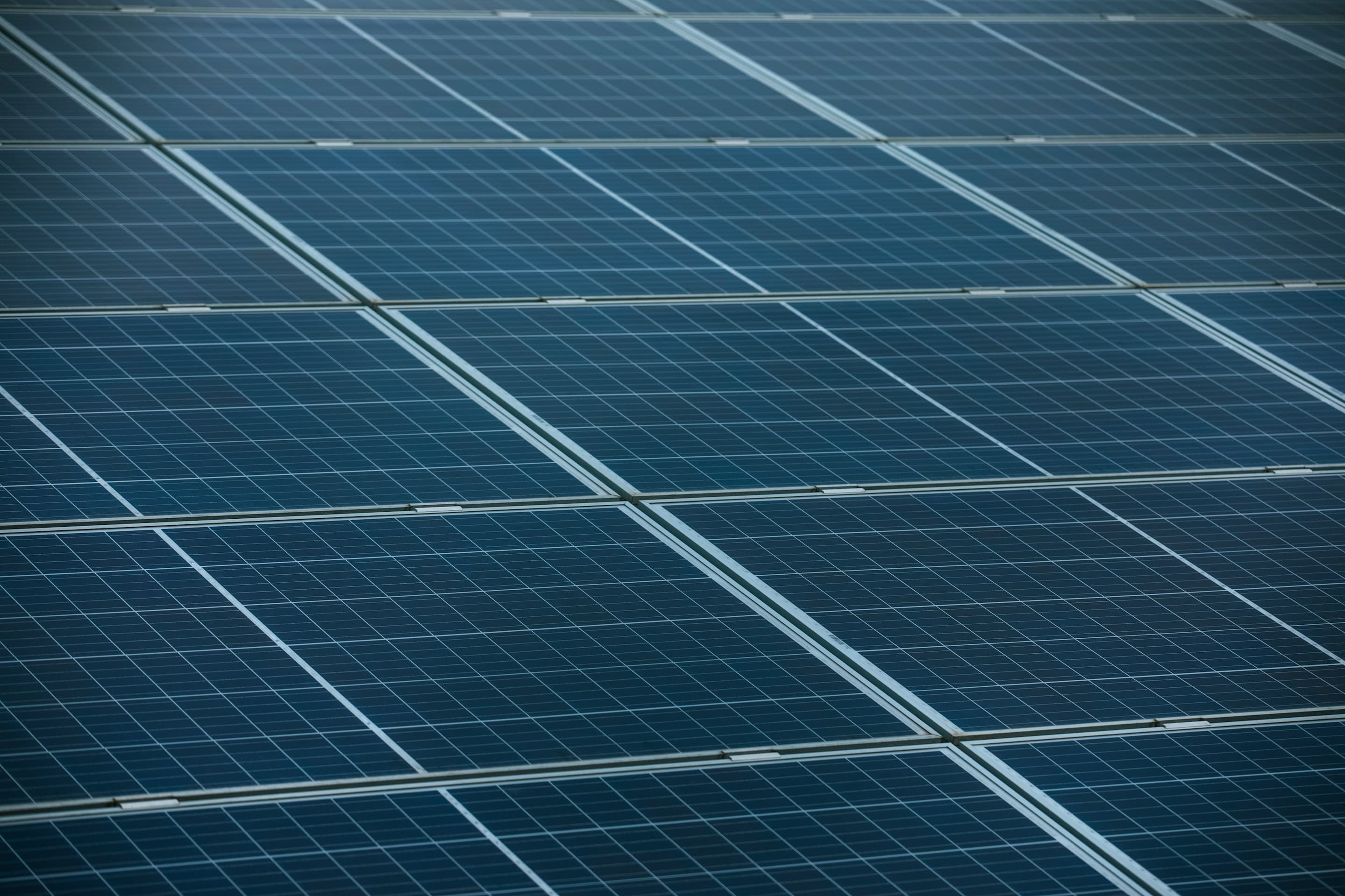 Solar panels connected to an intelligent energy monitoring platform